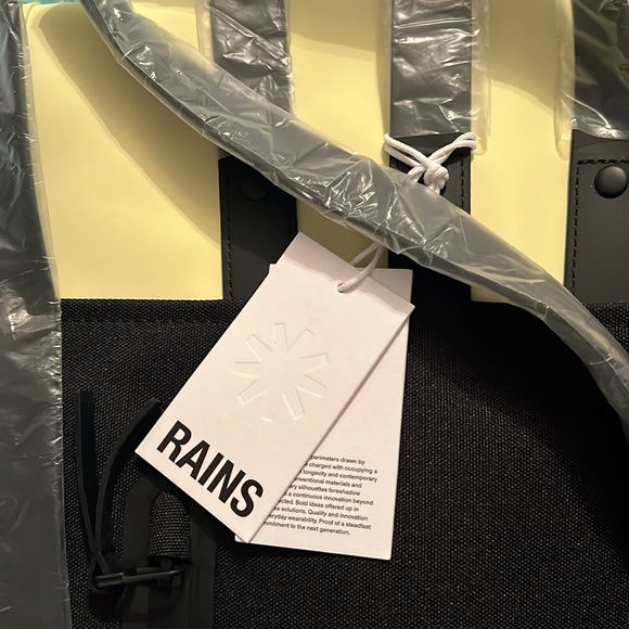 RAINS Waterproof (W3 - water performance level) Unisex Backpack - Picture 7 of 8